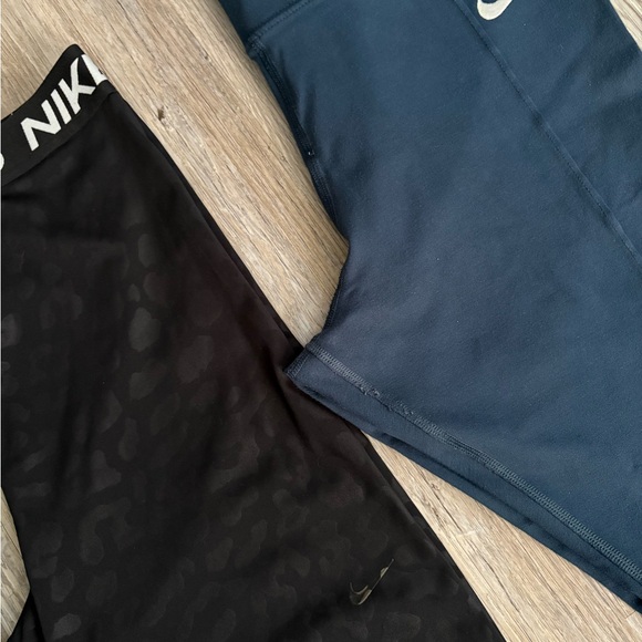 Nike Pants - Nike Navy Tank and Black Logo Leggings Set